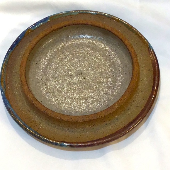 Stunning Blue drip stoneware bowl with lid excell… - Picture 8 of 16
